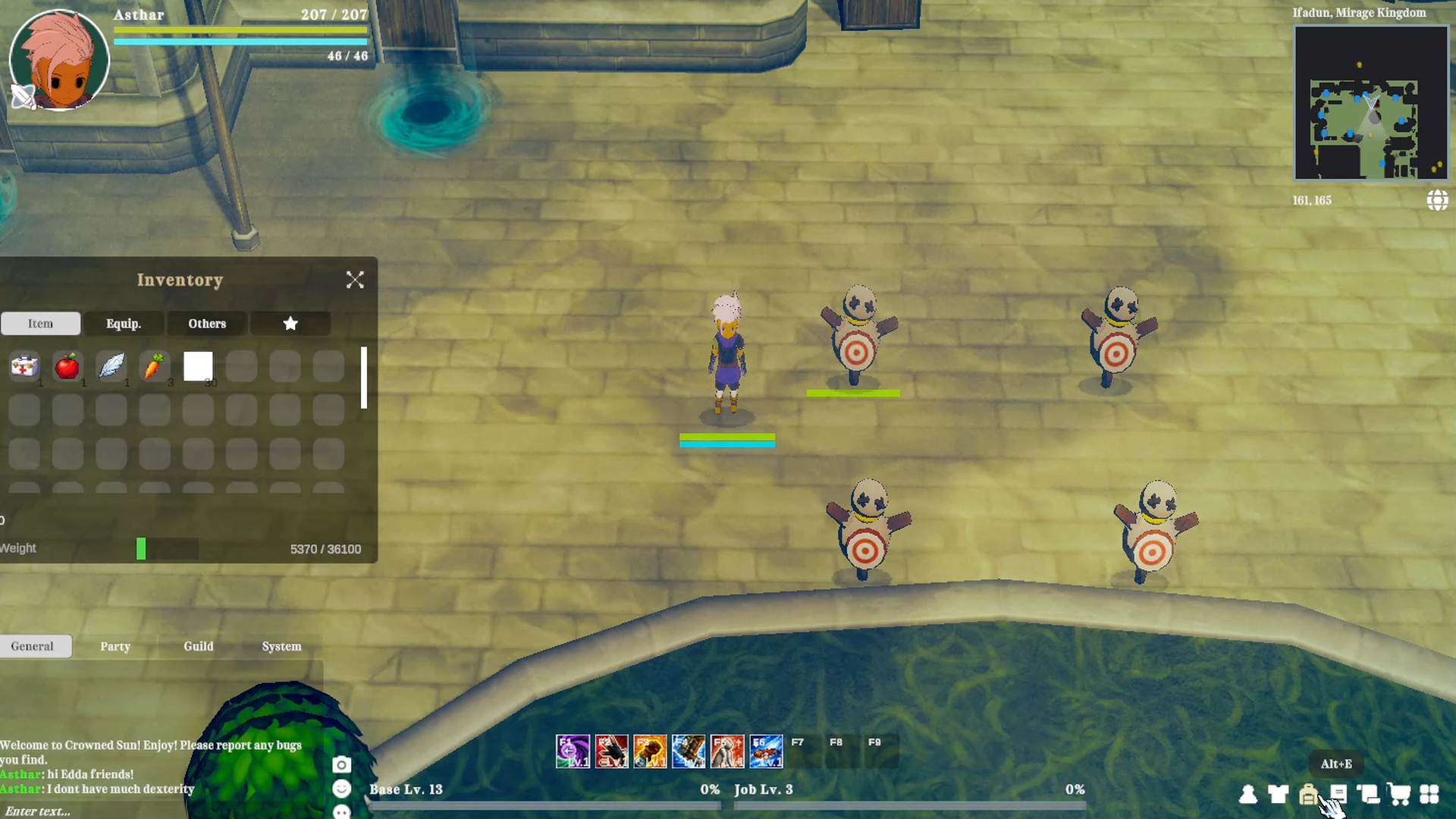 Inventory interface
